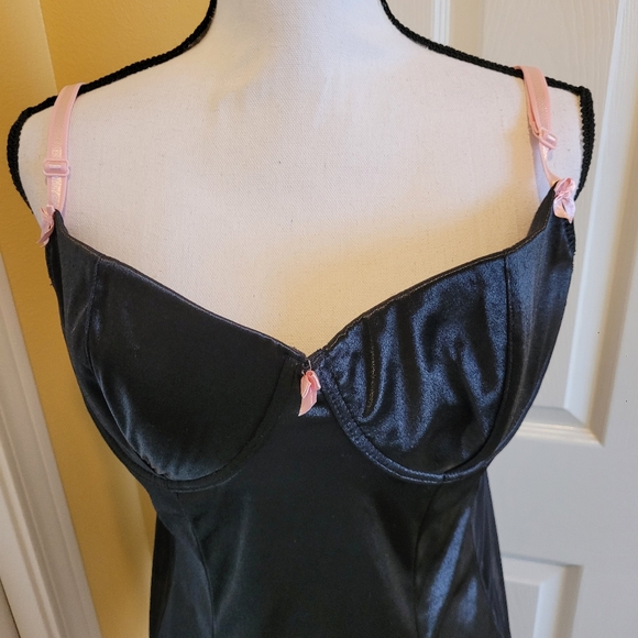 DREAMGIRL BLACK MERRY WIDOW, SIZE XL - Picture 2 of 8
